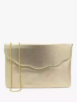 Клатч Paradox London Doris Shimmer Envelope, цвет champagne