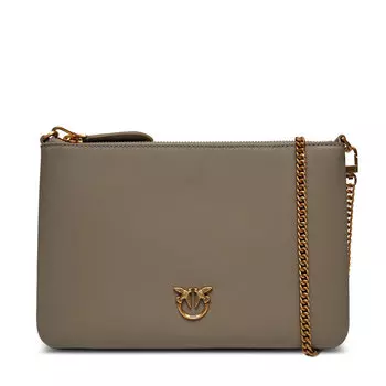 Клатч Pinko FlatClassic, серый