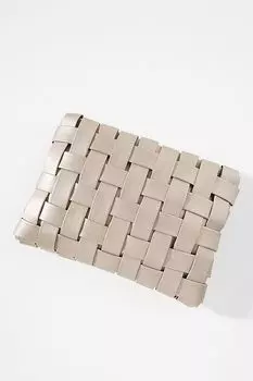 Клатч плетеный Lindy Anthropologie, золотой