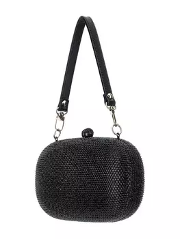 Клатч POCHETTE LUNA STRASS Monnalisa, черный