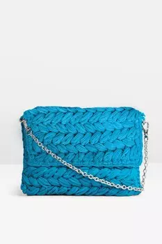 Клатч помпано Hush, синий