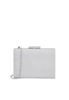 Клатч Queen Helena, посеребренный