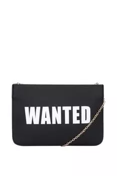 Клатч "Разыскивается" Claudia Canova, черный