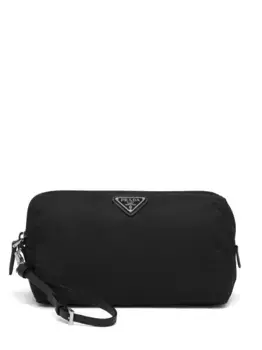 Клатч Re-Nylon на молнии Prada, черный
