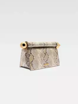 Клатч Рон Карре Jacquemus, бежевый