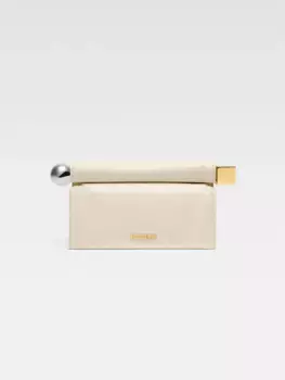 Клатч Рон Карре Jacquemus, слоновая кость