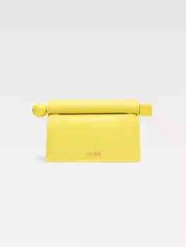 Клатч Рон Карре Jacquemus, желтый