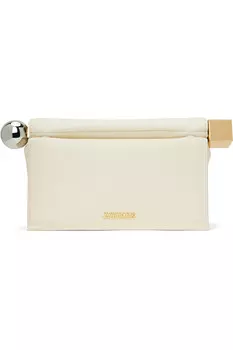 Клатч Rond Carr Jacquemus, цвет light ivory