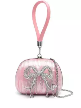 Клатч с аппликацией Self-Portrait Kids, розовый