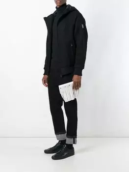 Клатч с бахромой Comme Des Garons Wallet, белый