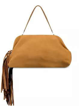 Клатч с бахромой Philosophy Di Lorenzo Serafini, коричневый