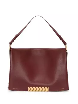 Клатч с цепочкой Jumbo Victoria Beckham, коричневый