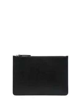 Клатч с декоративной строчкой MAISON MARGIELA, черный