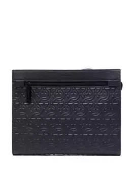 Клатч с декором Gancini Ferragamo, синий