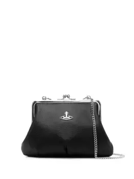 Клатч с декором Orb Vivienne Westwood, черный