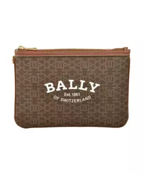 Клатч с фирменным пыльником Bally, коричневый