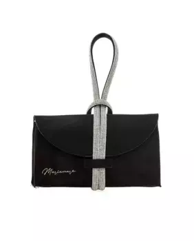 Клатч с кристаллами Mariamare, черный