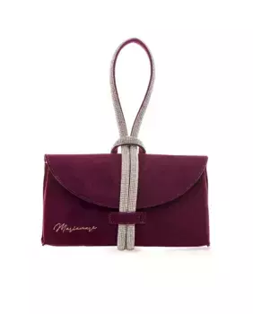 Клатч с кристаллами Mariamare, фиолетовый