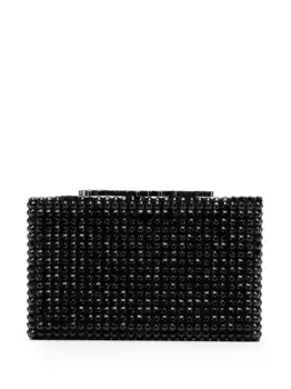 Клатч с кристаллами Philipp Plein, черный
