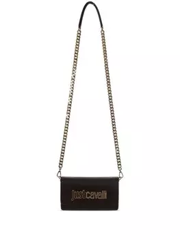 Клатч с логотипом Just Cavalli, черный