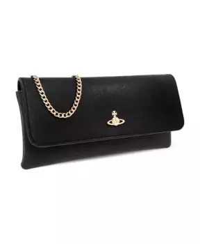 Клатч с логотипом Vivienne Westwood, черный