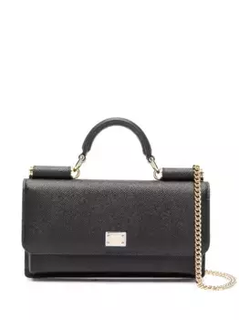 Клатч с тиснением DOLCE & GABBANA, черный