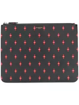 Клатч с узором Givenchy, черный