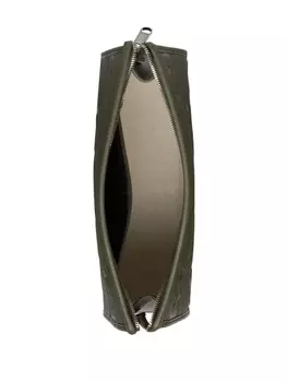 Клатч с узором Jumbo GG Gucci, зеленый