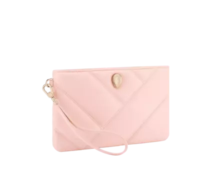 Клатч Serpenti cabochon Bvlgari, розовый