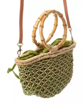 Клатч SERPUI Marie, зеленый