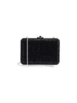 Клатч Slim Slide с кристаллами Judith Leiber Couture
