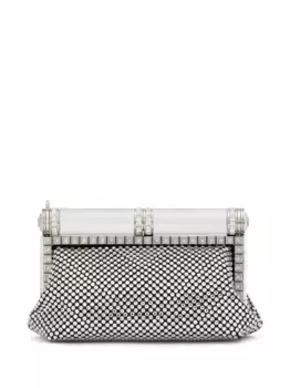 Клатч со стразами DOLCE & GABBANA, серый