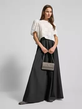 Клатч со стразами, модель «ЗАЛИНА» Guess, серебряный