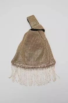 Клатч со стразами & Other Stories, золотой