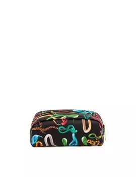 Клатч со змеями и принтом на туалетной бумаге Seletti