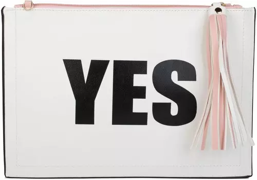 Клатч styleBREAKER Handtasche, цвет Rosa/Wei