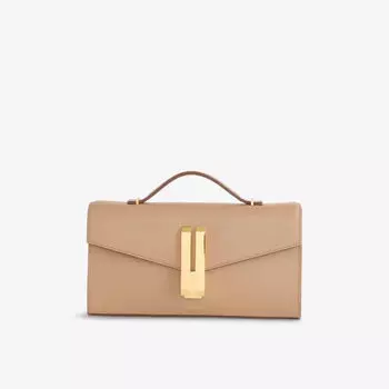 Клатч-сумка Demellier кожаная, желтый