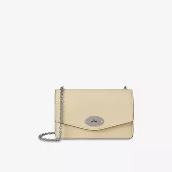 Клатч-сумка кожаный Mulberry Darley, кремовый