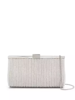 Клатч Sundance Aquazzura, серебряный