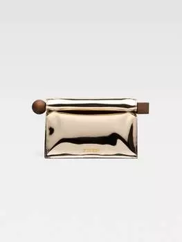 Клатч Take-away JACQUEMUS The Rond Carr clutch, золотой