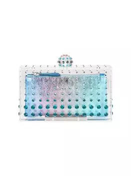 Клатч Tequila с кристаллами Aquazzura