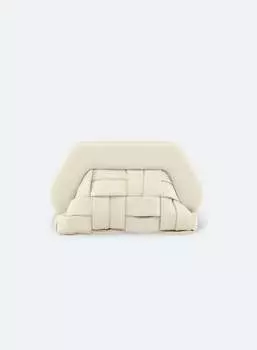 Клатч Tia Weaved из льна THEMOIR, цвет linen