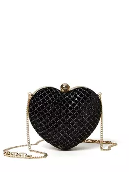 Клатч TWINSET Coup de Coeur, черный