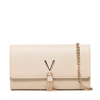Клатч Valentino Divina, бежевый