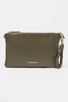 Клатч Varsavia с ткаными деталями Valentino Bags, зеленый