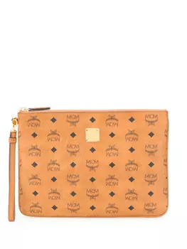 Клатч Visetos с логотипом MCM, коричневый