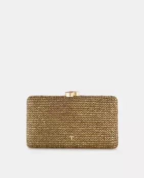 Клатч в блестящей оправе Latouche, бронзовый