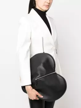 Клатч в форме сердца Alaa, черный