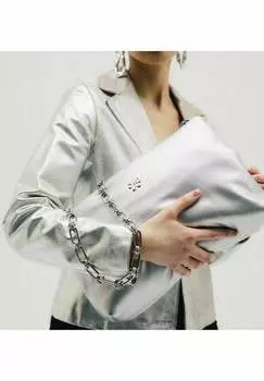 Клатч WOS, серебро