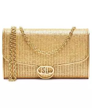 Клатч женский Lauren Ralph Lauren на цепочке, золотой